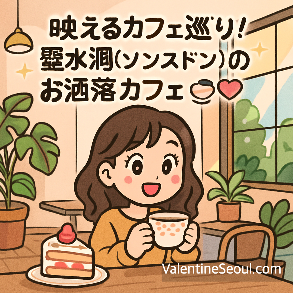 映えるカフェ巡り！聖水洞(ソンスドン)のお洒落カフェ☕️💖