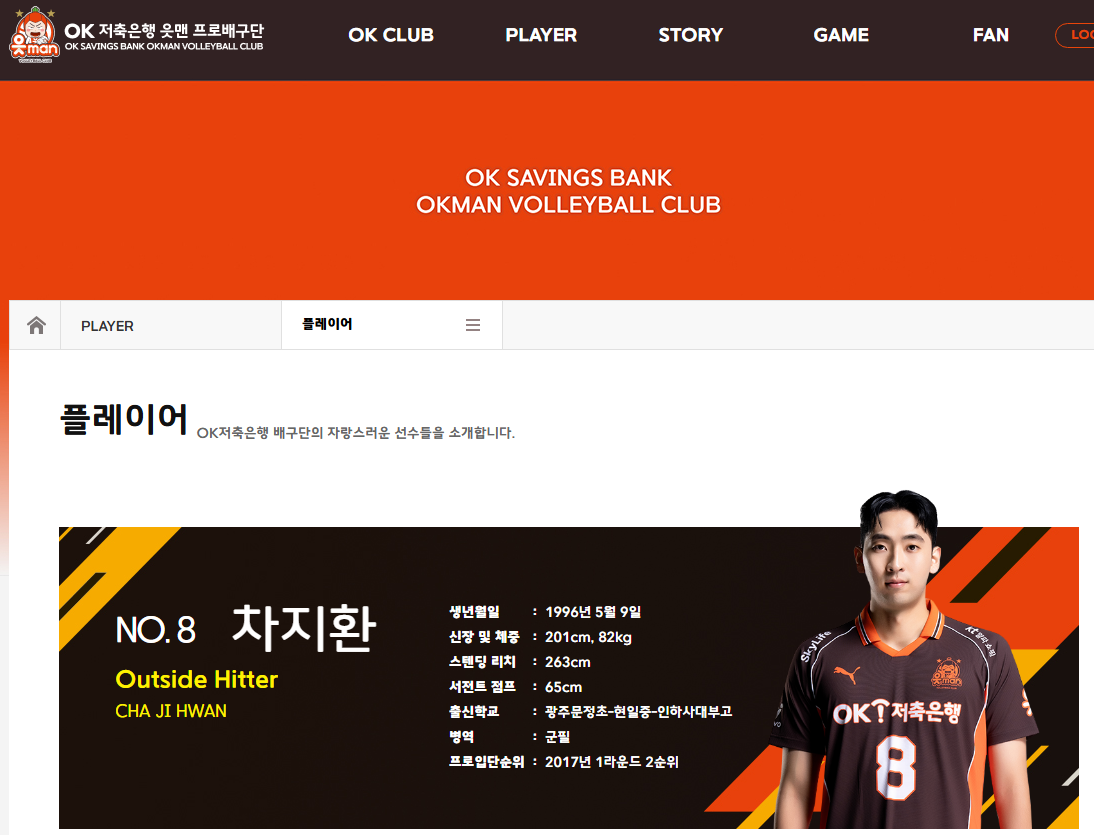 남자배구 차지환