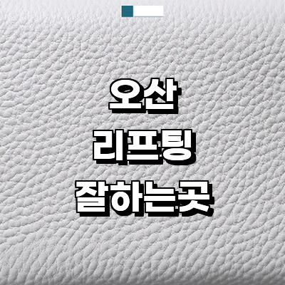 오산시 리프팅 병원