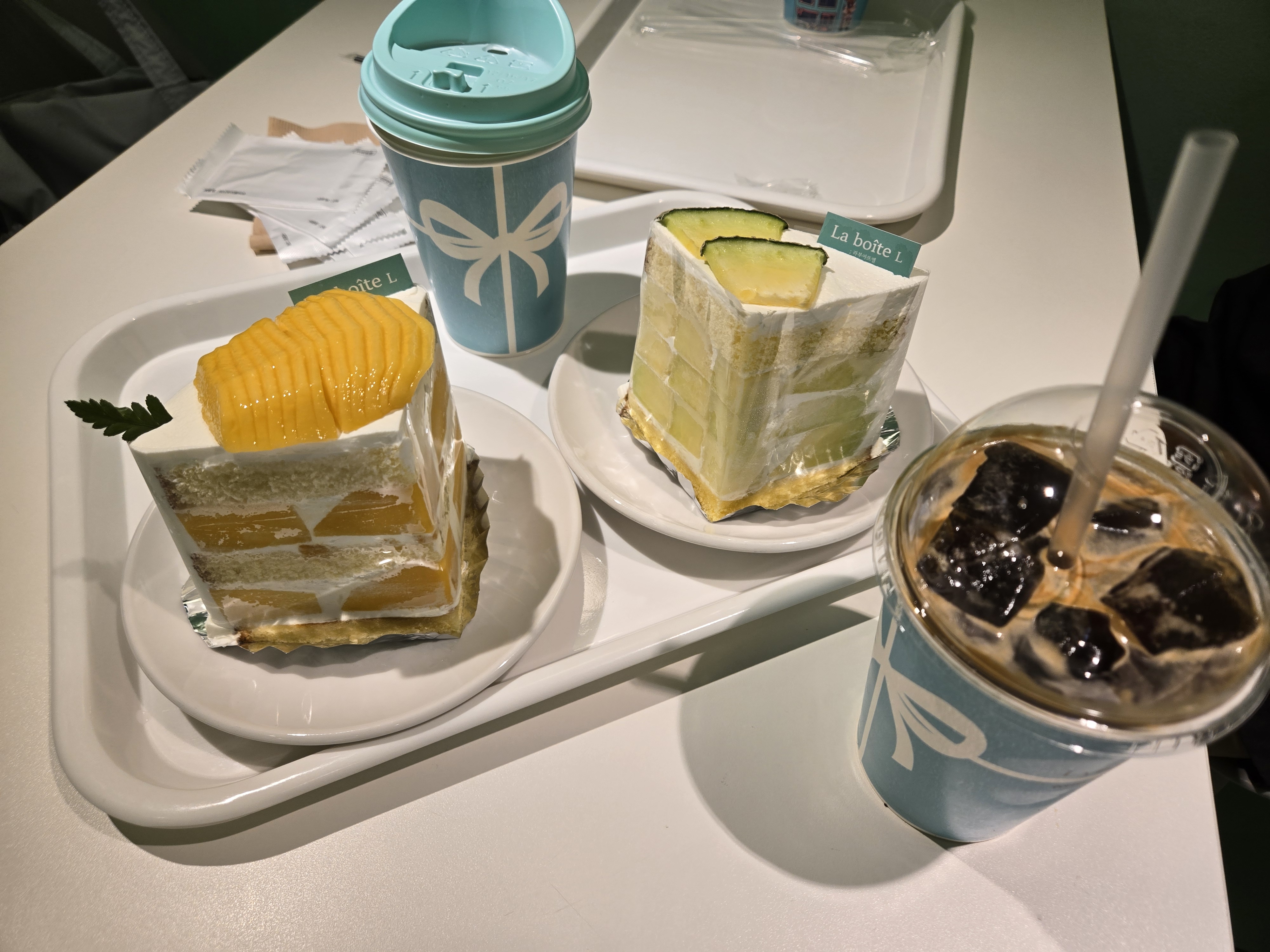 라부아뜨엘 망고 메론 케이크