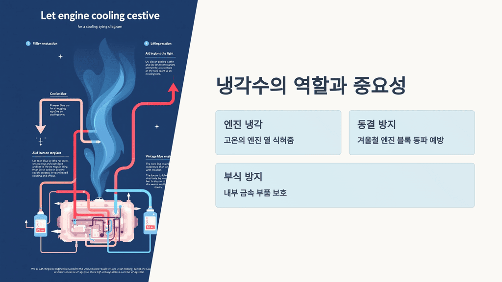 냉각수의 역할과 왜 중요한가요?