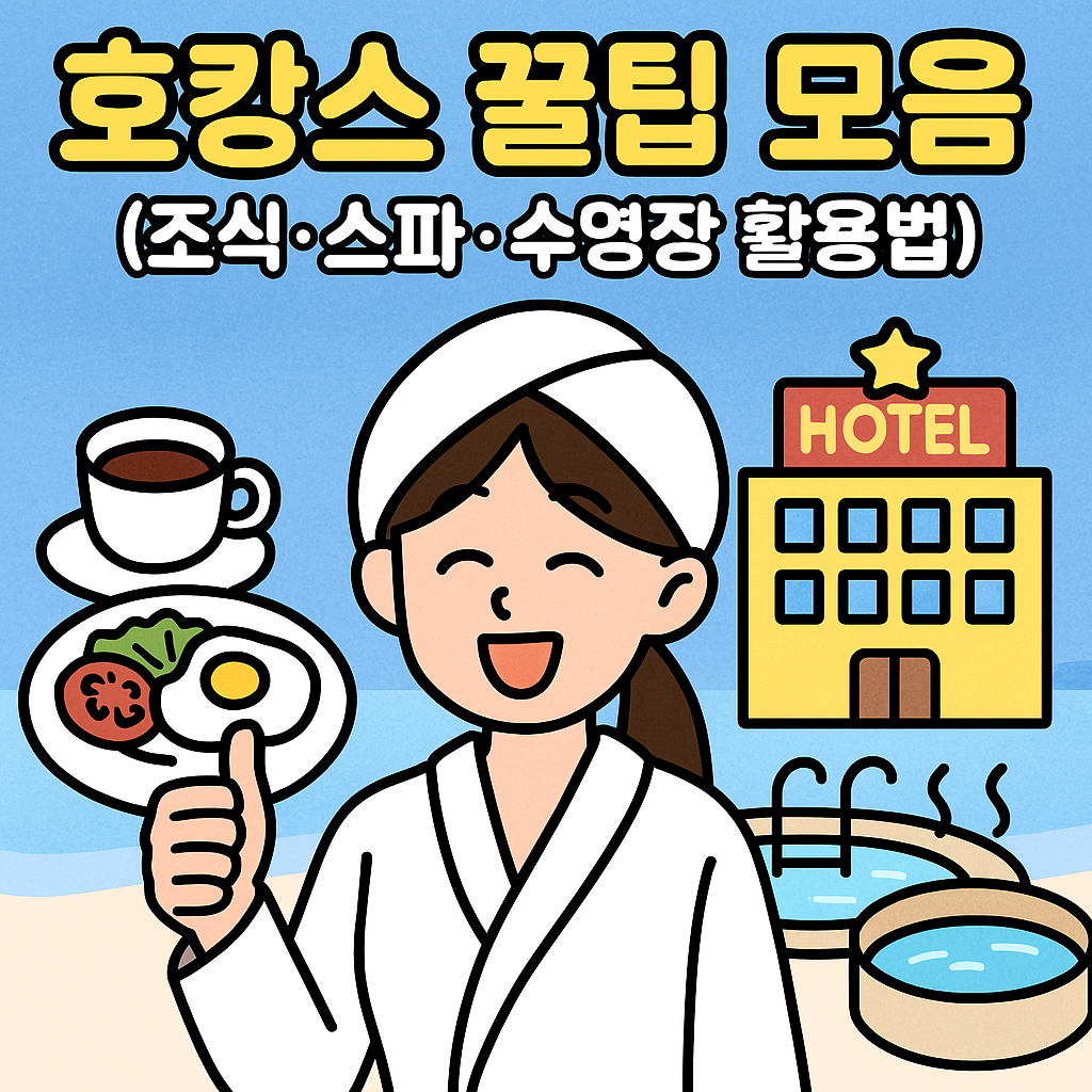 호캉스 꿀팁 모음 (조식·스파·수영장 활용법) 관련사진