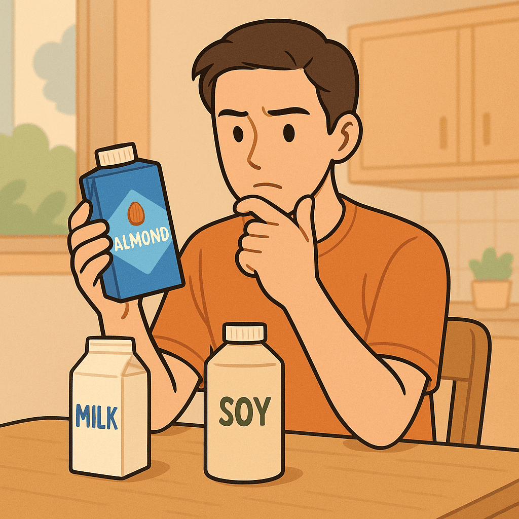 우유,두유,아몬드브리즈