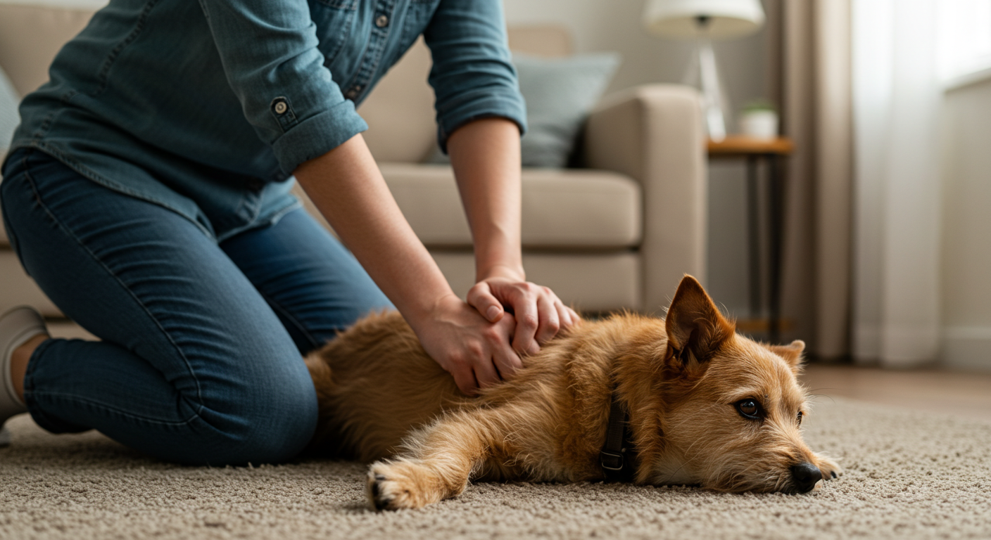 강아지 CPR 심폐소생술 절차