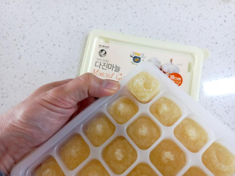 노브랜드 냉동 다진마늘 큐브