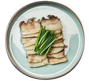 봄 제철 음식 부추, 삼겹살