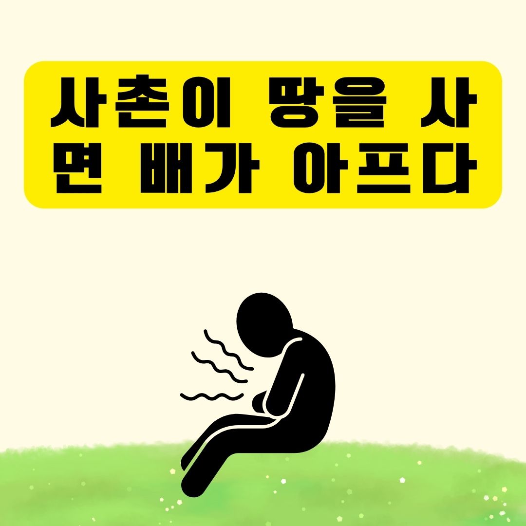 사촌이땅사면