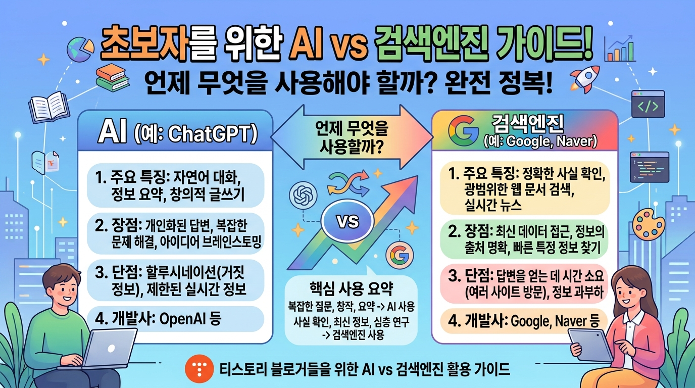 ChatGPT와 검색엔진 차이! 언제 무엇을 사용해야 할까?
