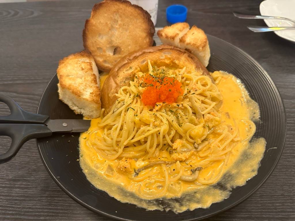 빠네 게살 파스타