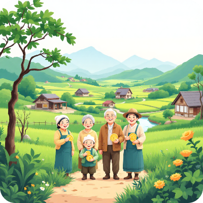 남해군 농어촌 기본소득 이미지