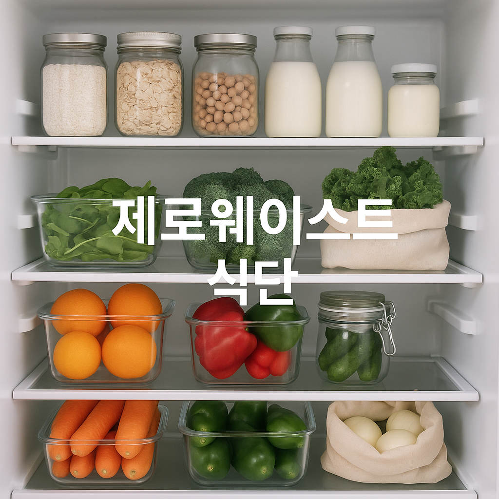 냉장고 텅 비게 만드는 &lsquo;제로웨이스트 식단&rsquo; 실천법♻️