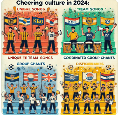 구단별 응원문화 사진