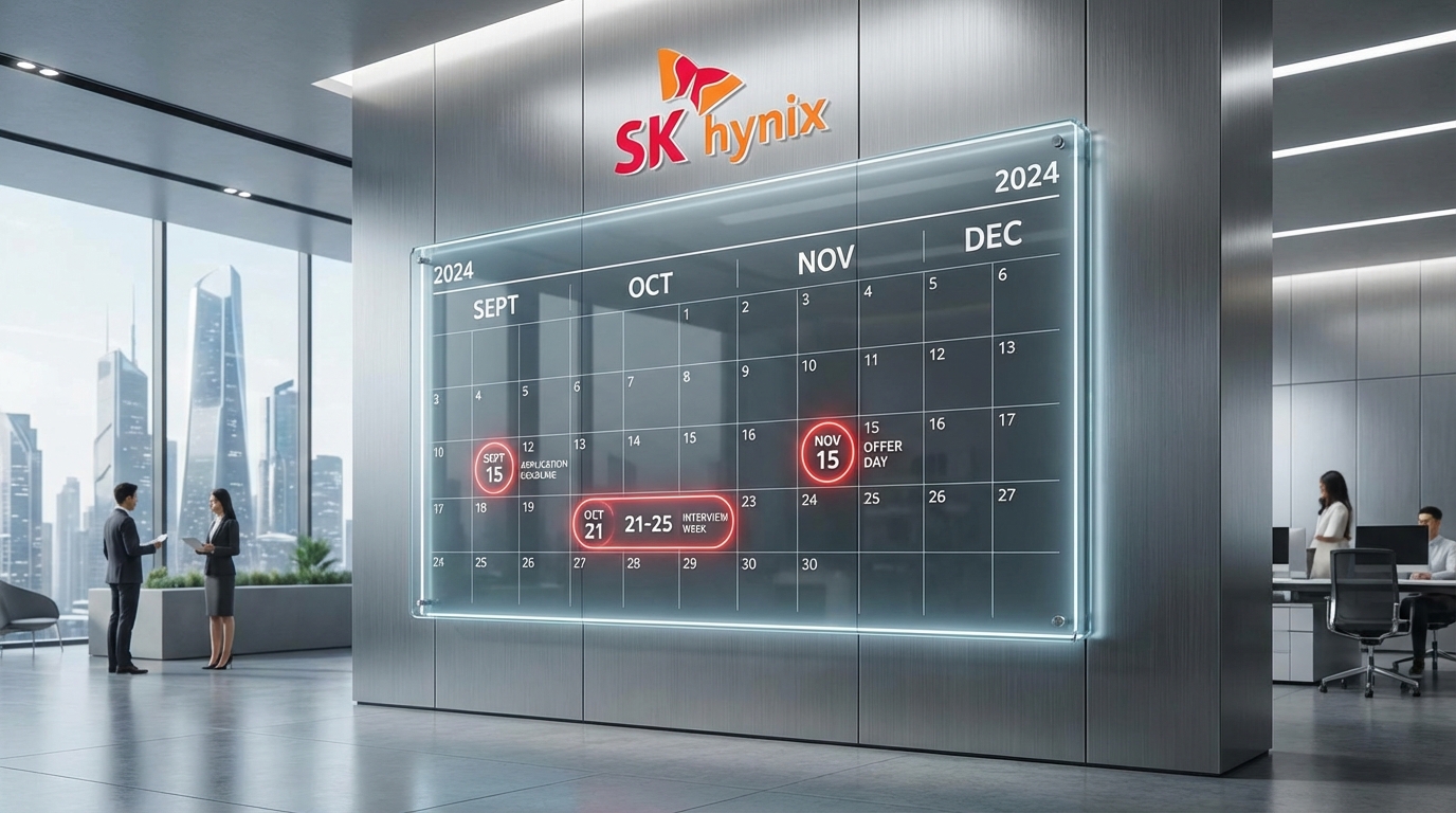 2026년 SK하이닉스 상반기 하반기 채용 일정 상세 캘린더