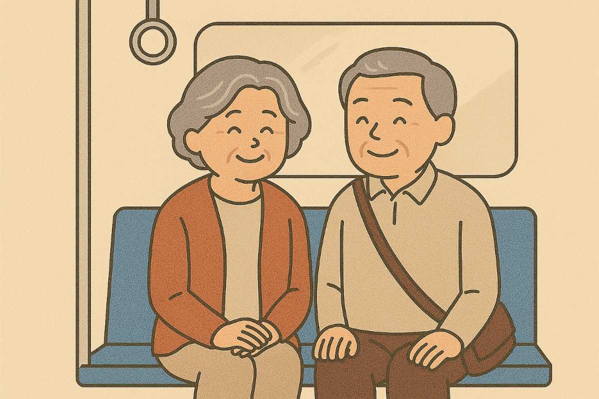 어르신 지하철 탑승