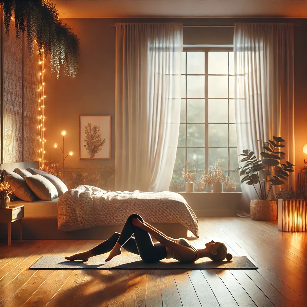 하체 부종을 줄이는 마사지와 스트레칭