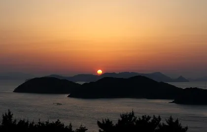 통영케이블카 일출