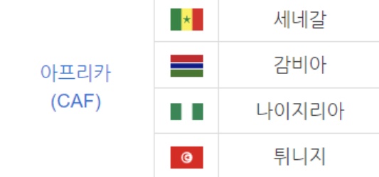 2023 아르헨티나 FIFA U20 월드컵 아프리카 본선 진출국