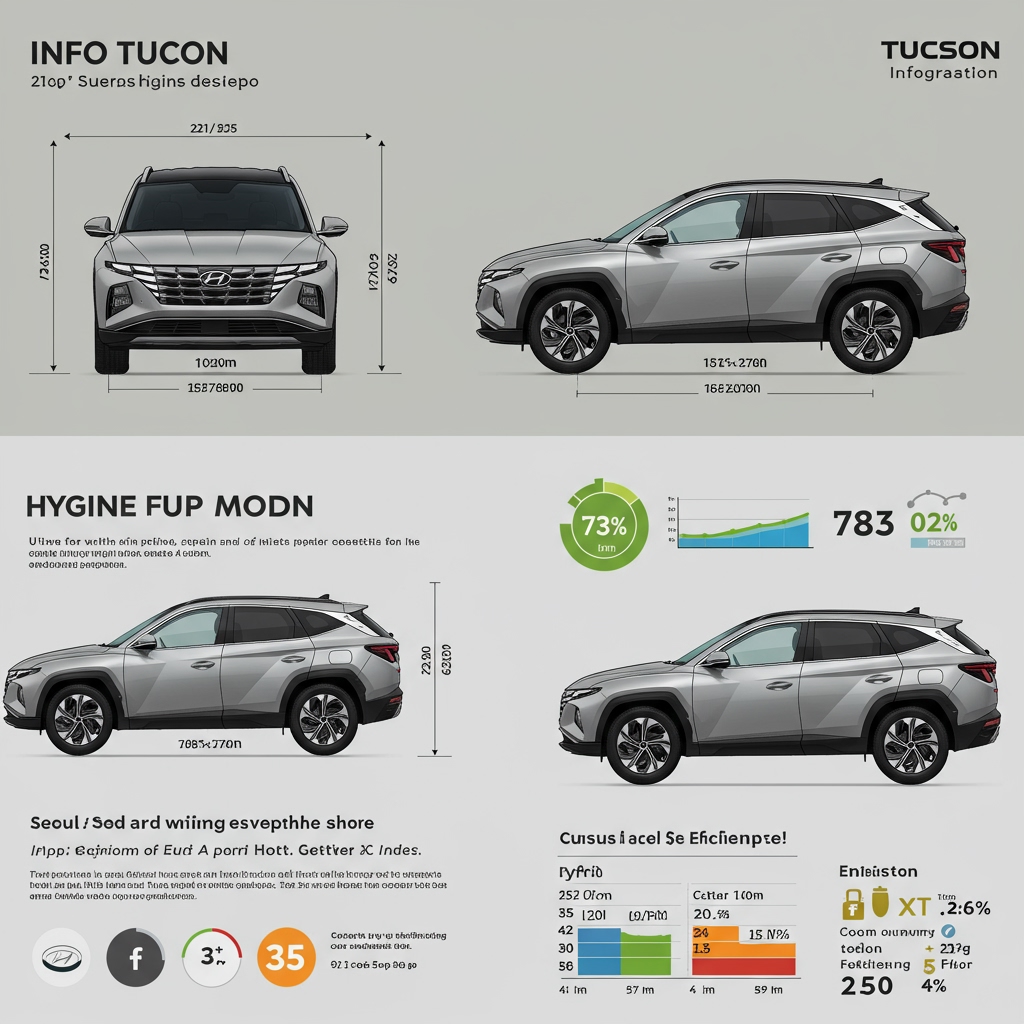 투싼 제원과 투싼 하이브리드 연비 집중 탐구