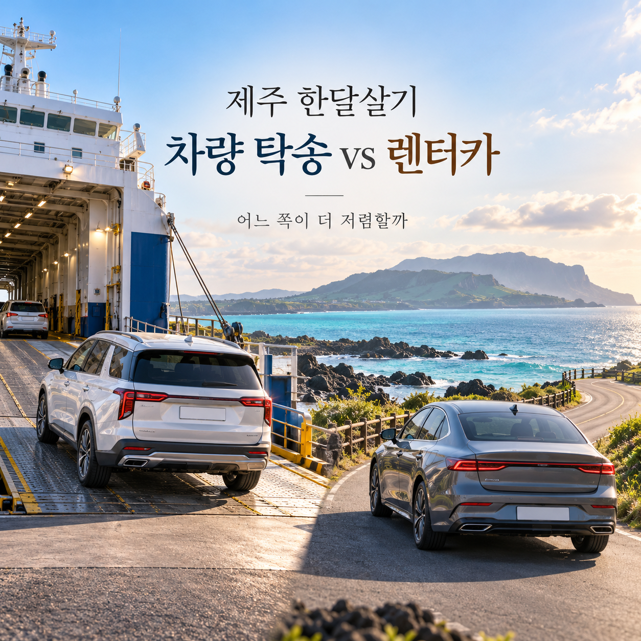 제주 한달살기 차량 탁송 비용