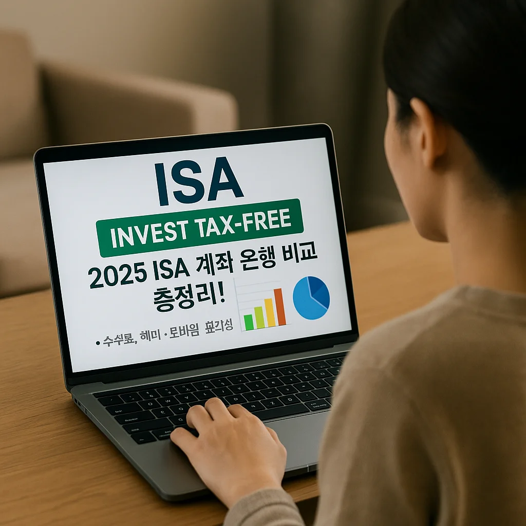 ISA 계좌 비과세 혜택을 확인하는 모습 — 2025년 은행별 비교 전에 꼭 확인해야 할 핵심 포인트