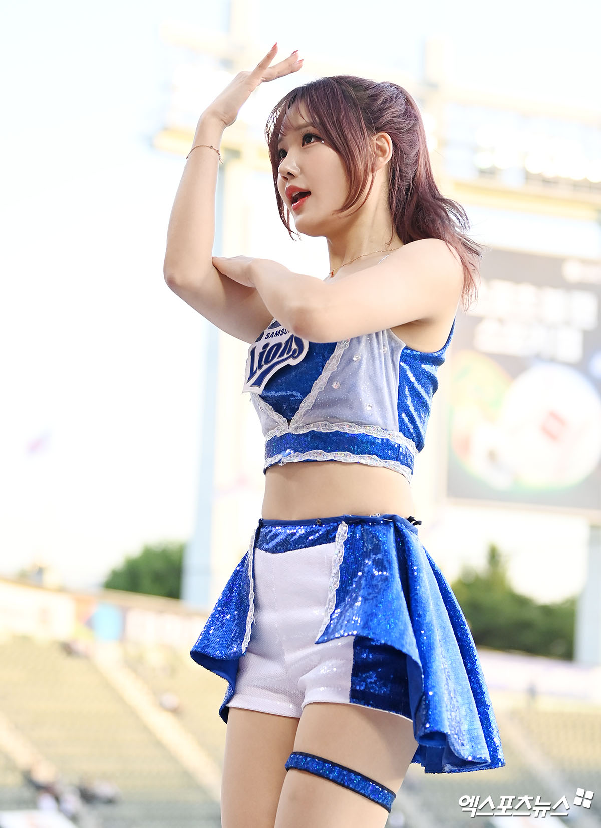 최홍라 치어리더 삼성 라이온즈 2023 잠실 공연 장면 2