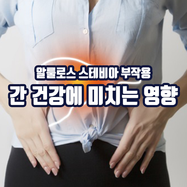 알룰로스 스테비아 부작용 - 간 건강에 미치는 영향