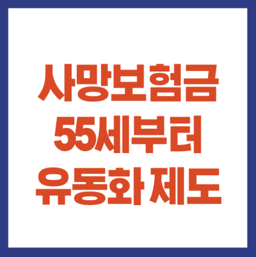 사망보험금 유동화