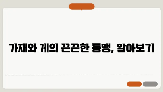 가재는 게편이다 뜻 유래