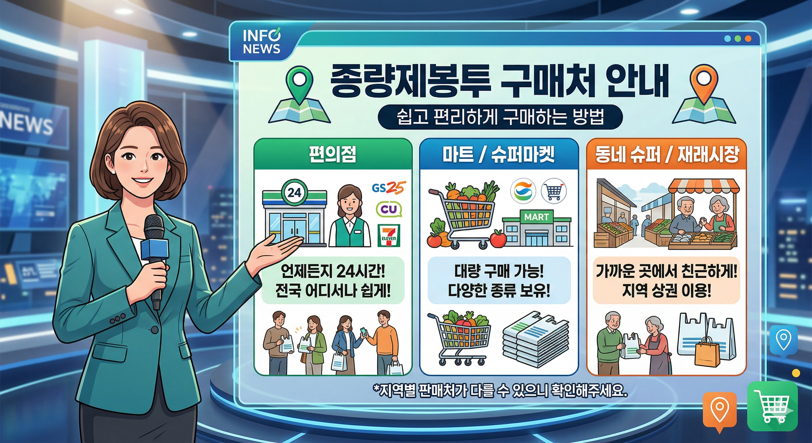 Now I have enough information. Let me create the comprehensive blog post in HTML format. ```html
종량제봉투 파는 곳 어디? 3년 살림 경험으로 정리한 구매처 완벽 비교