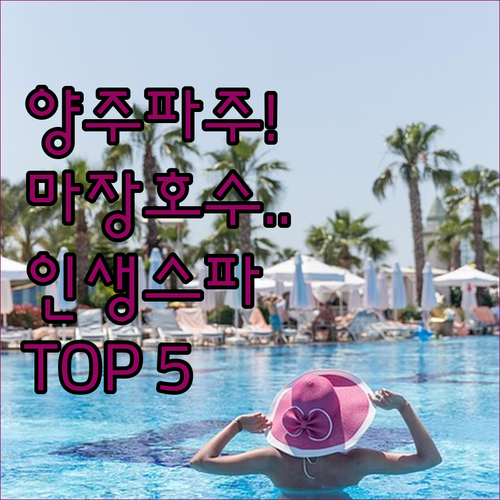 양주 파주 가볼만한 숙소 TOP 5 ..