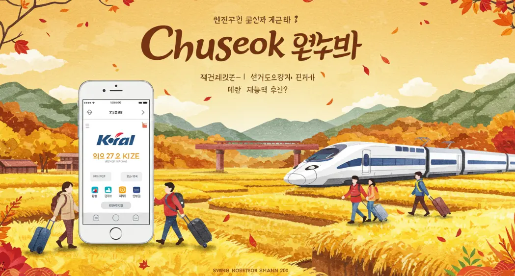 추석 기차표 예매