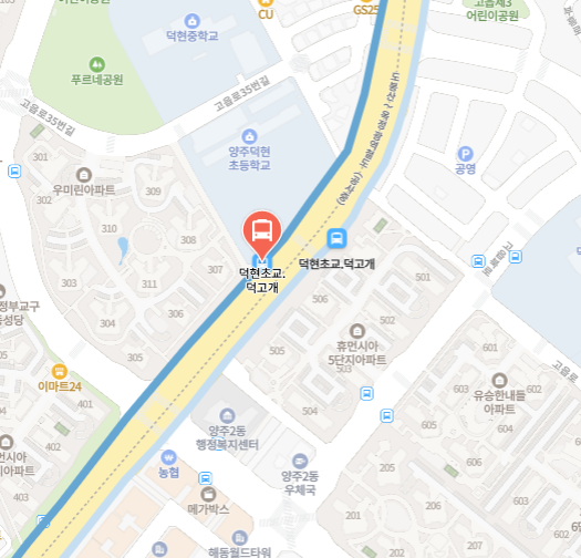 공항버스 노선도