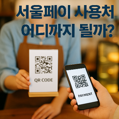 서울페이 사용처 어디까지 될까?