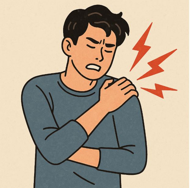 젊은층의 오십견 관련 이미지