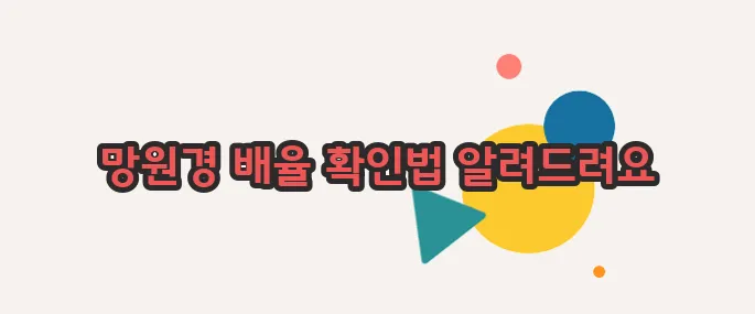 망원경 배율보는법 지금 시작해보겠습니다