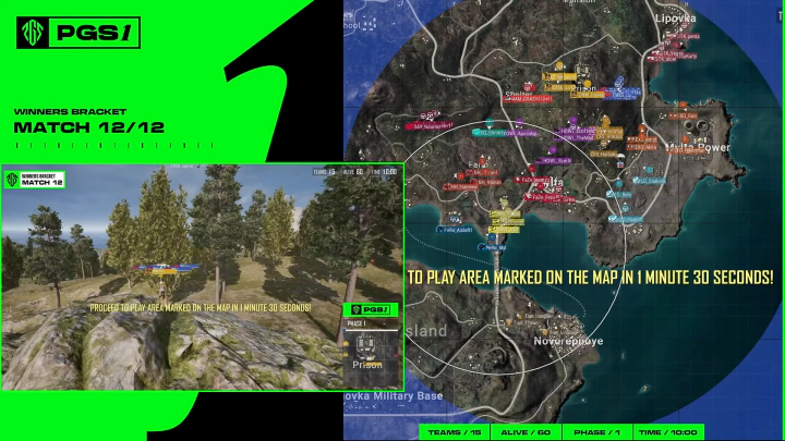 다나와는 프리즌 인근에서 벌목장으로 풀어나가고자 하였으나 서클은 다리쪽으로 잡혔습니다