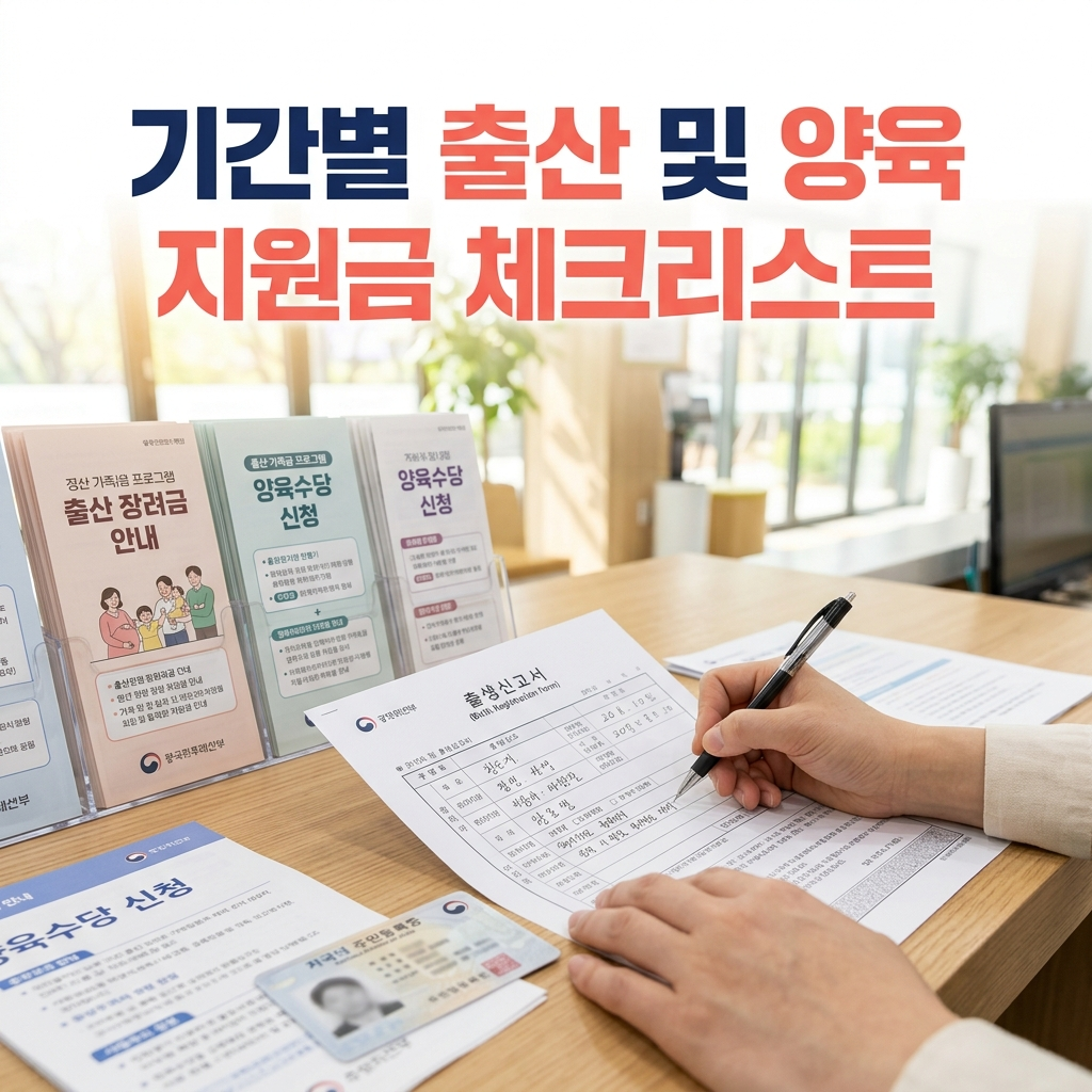 2026년 지자체 출산지원금 부모급여 시기별 체크리스트