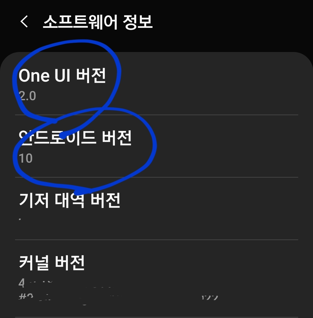 갤럭시A9PRO 소프트웨어 버전