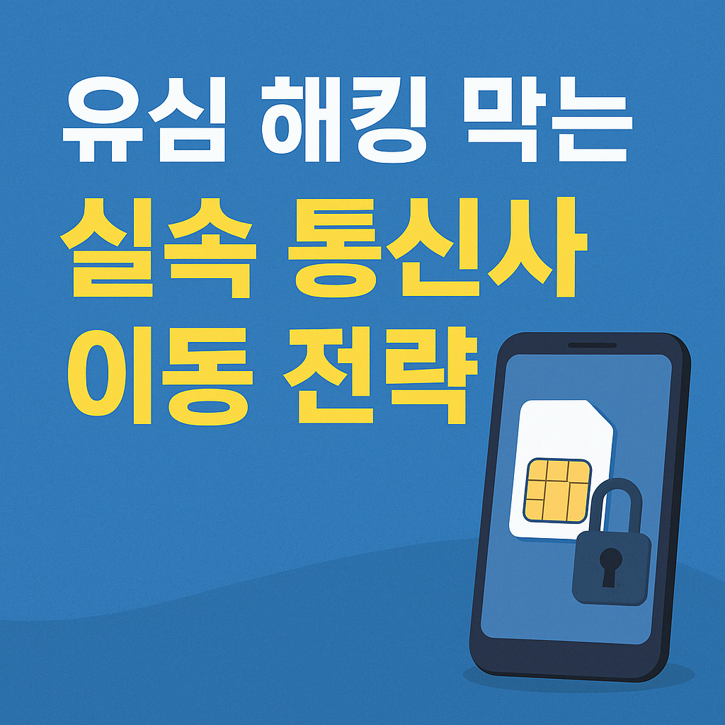 2025년 5월, 유심 해킹 이후 실속 있는 번호이동 혜택 정리- 통신사 바꾸면 보안도 바뀔까?