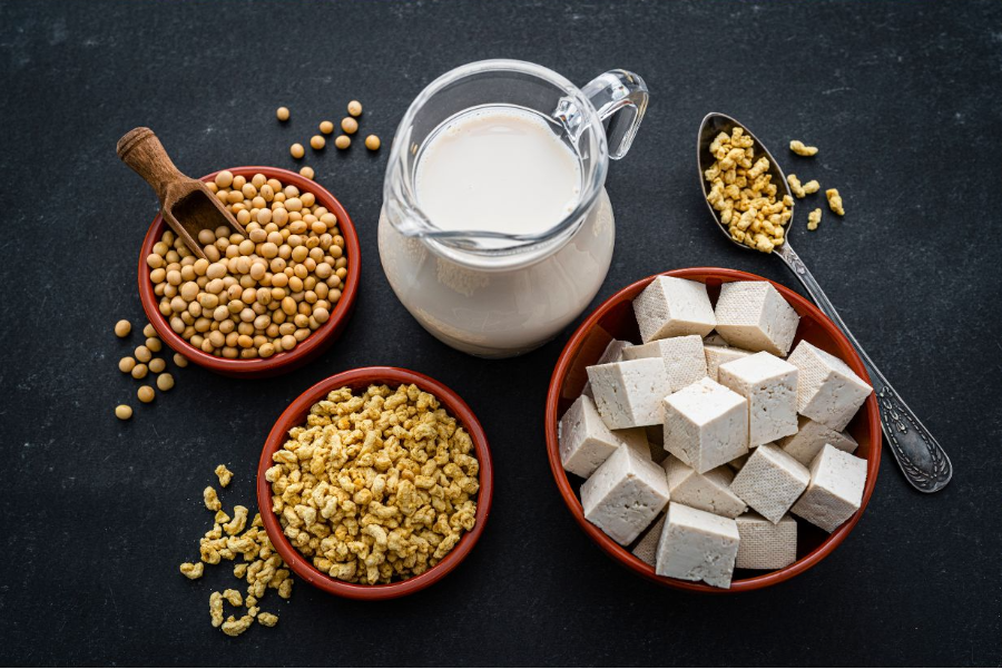 콩, 두부, 두유 등 식물성 식품 사진