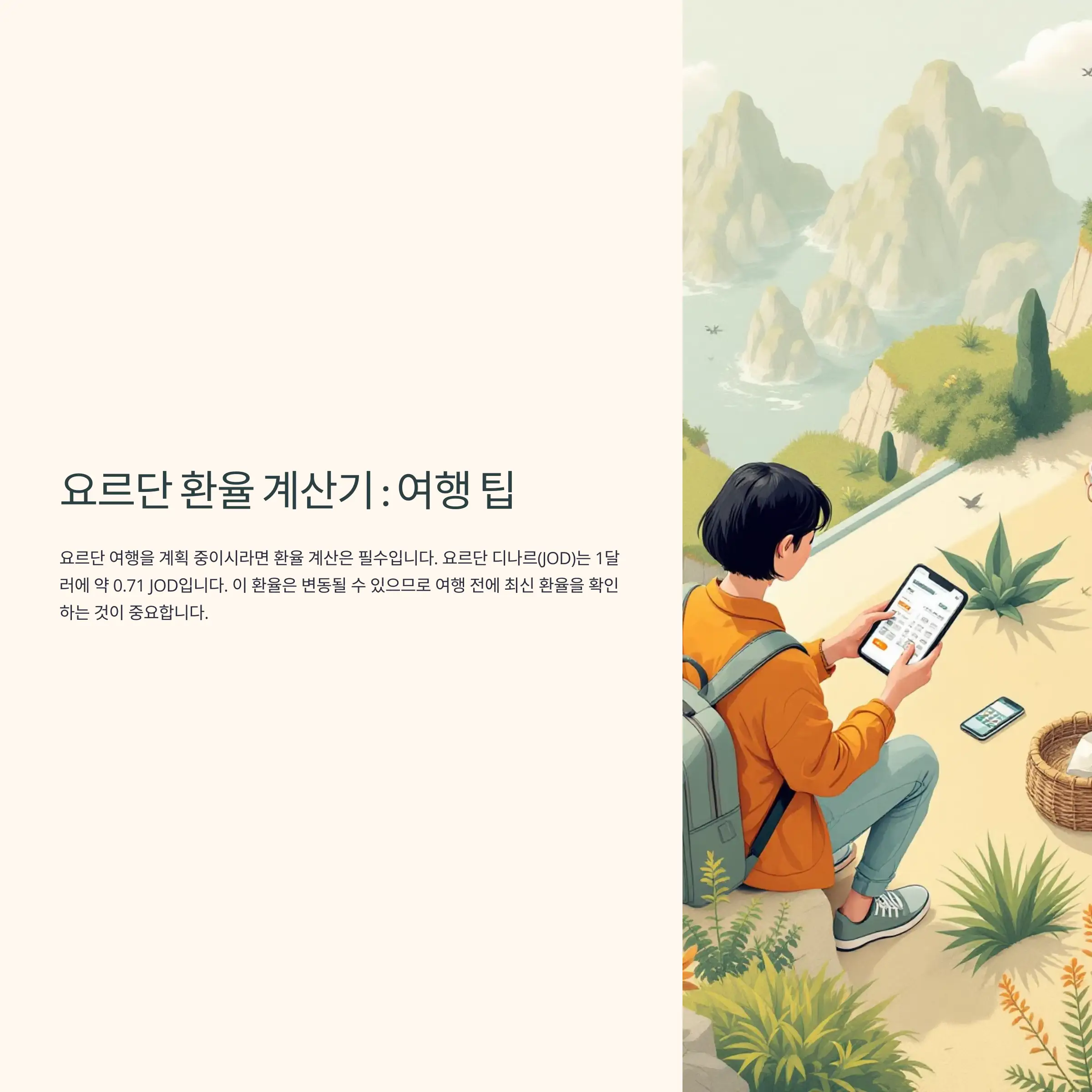 요르단 환율 계산기