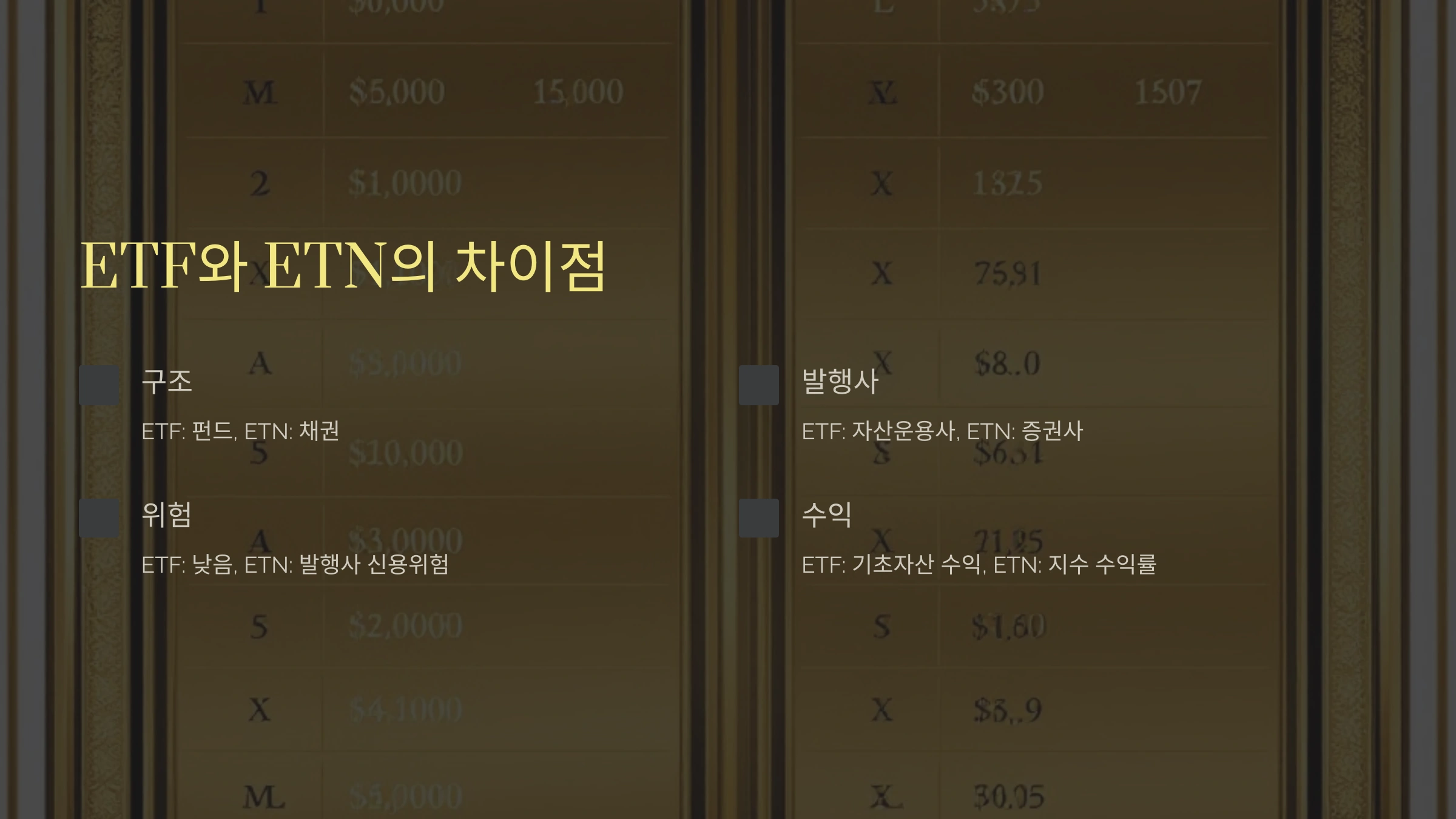 ETF와 ETN의 차이점, 정말 알고 투자하시나요? 놀라운 5가지 차이점 완벽 정리!