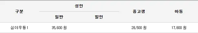 군산 인천공항 리무진 요금