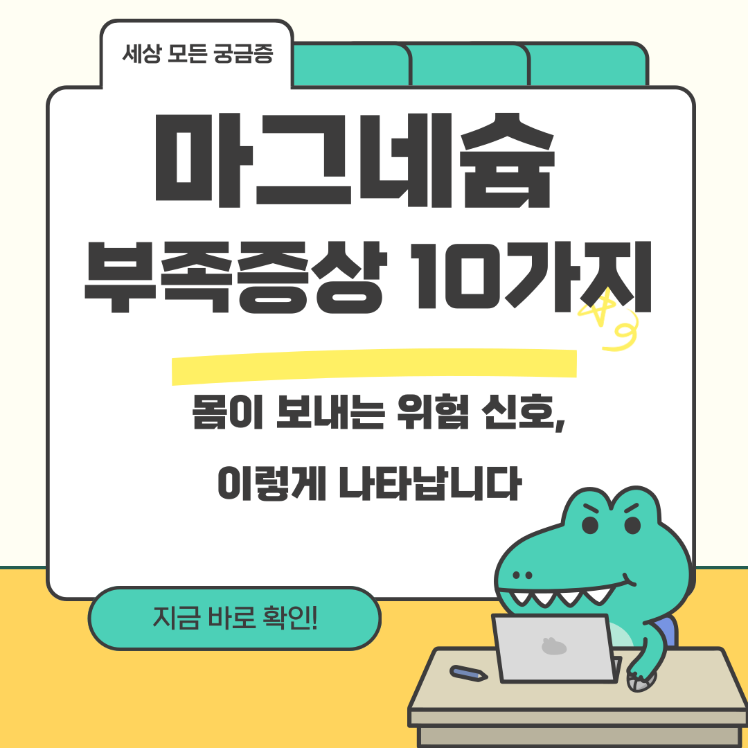 마그네슘 부족증상