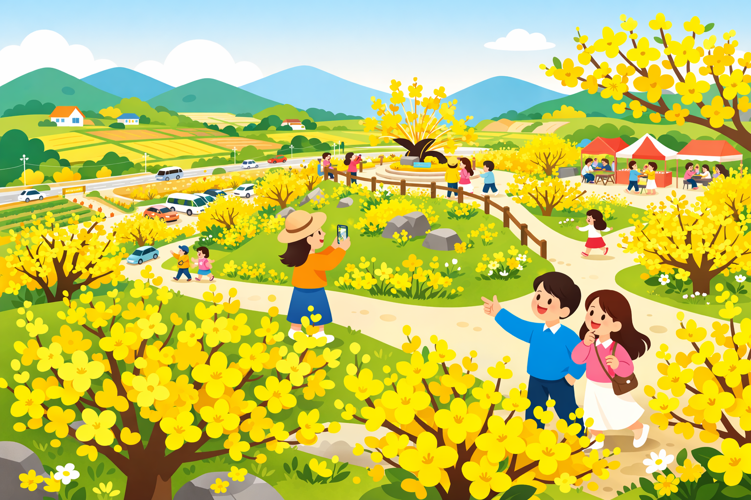 구례 산수유꽃 축제