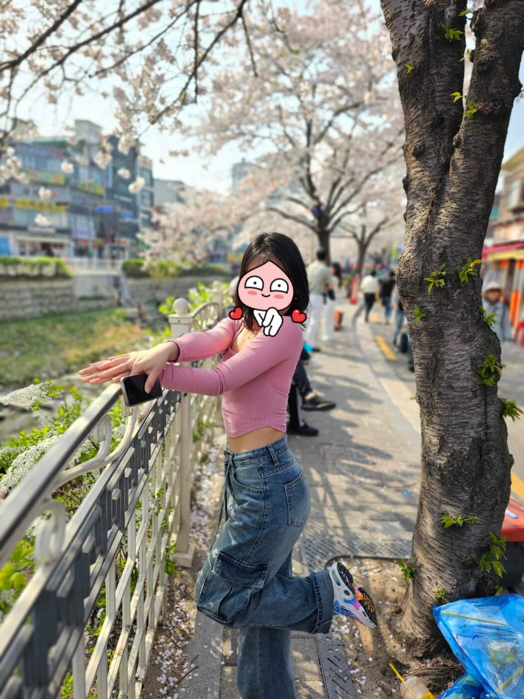 서울시내벚꽃명소 성북천에서 벚꽃놀이