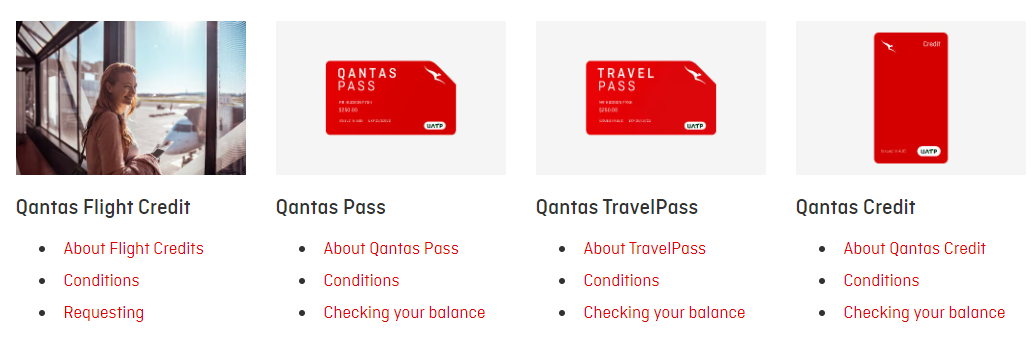 콴타스 항공 크레딧 제도