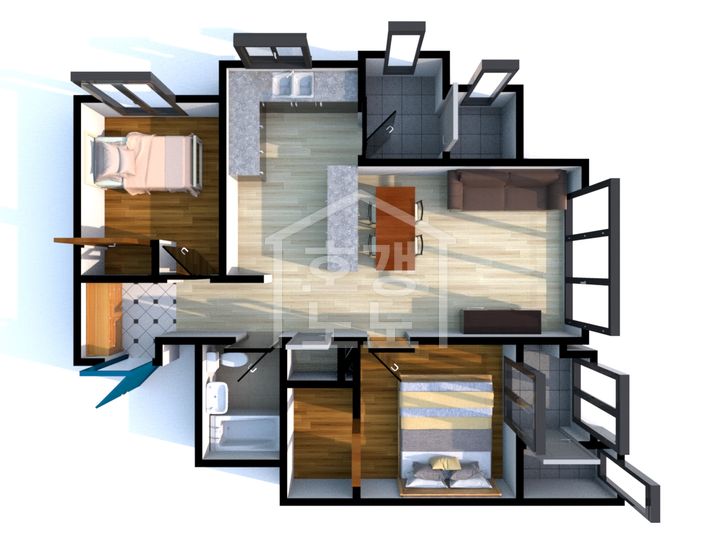 힐스테이트 e편한세상 문정 평면도