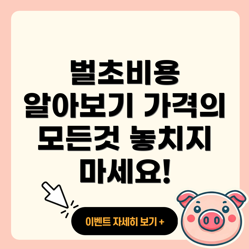 벌초비용