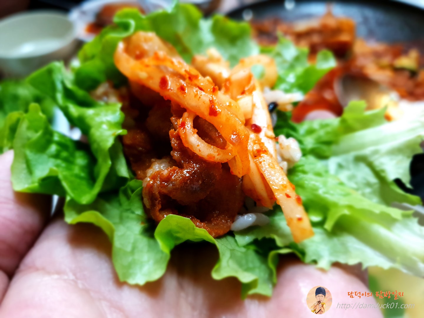 오삼불고기 한 쌈